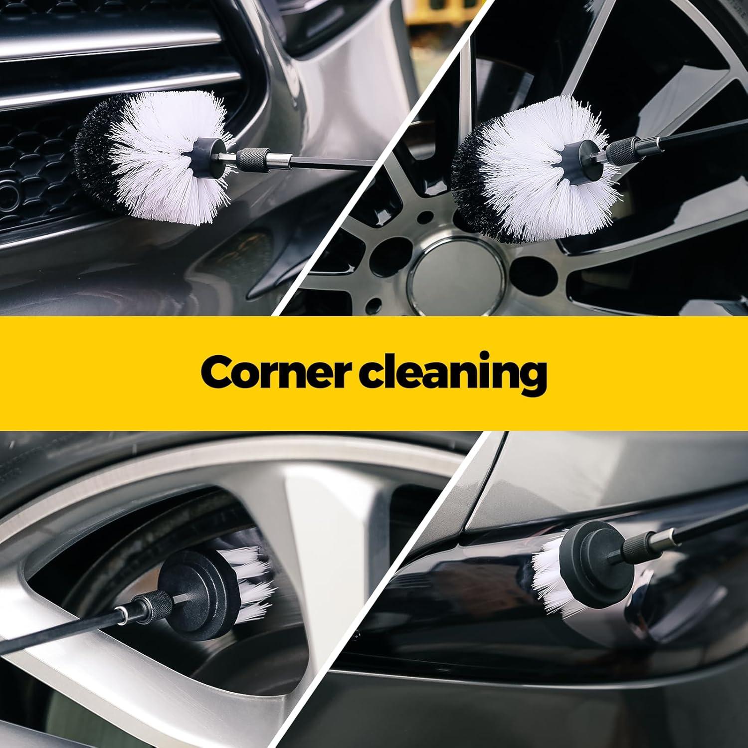 Holikme Kit de Cepillos para Taladro - 5 Accesorios de Limpieza