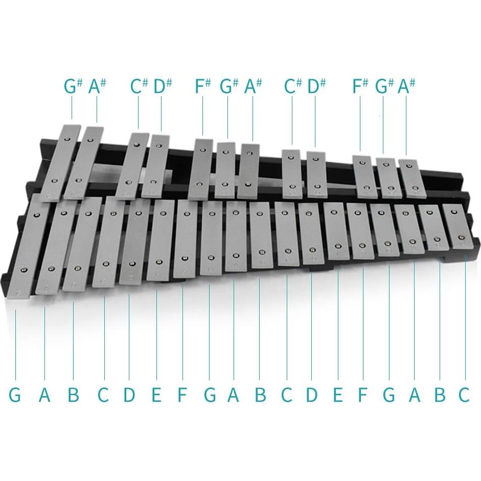 Glockenspiel ENNBOM 30 Notas Plegable con Estuche