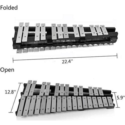 Glockenspiel ENNBOM 30 Notas Plegable con Estuche