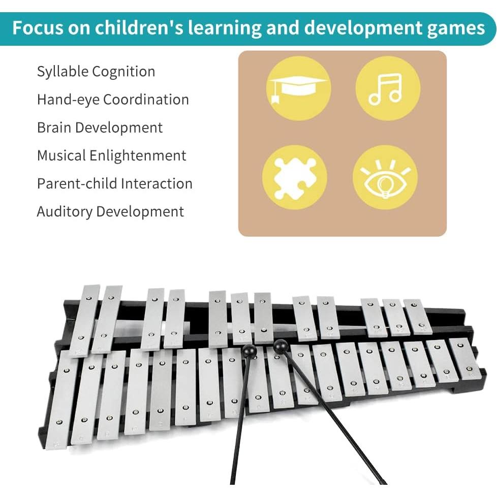 Glockenspiel ENNBOM 30 Notas Plegable con Estuche