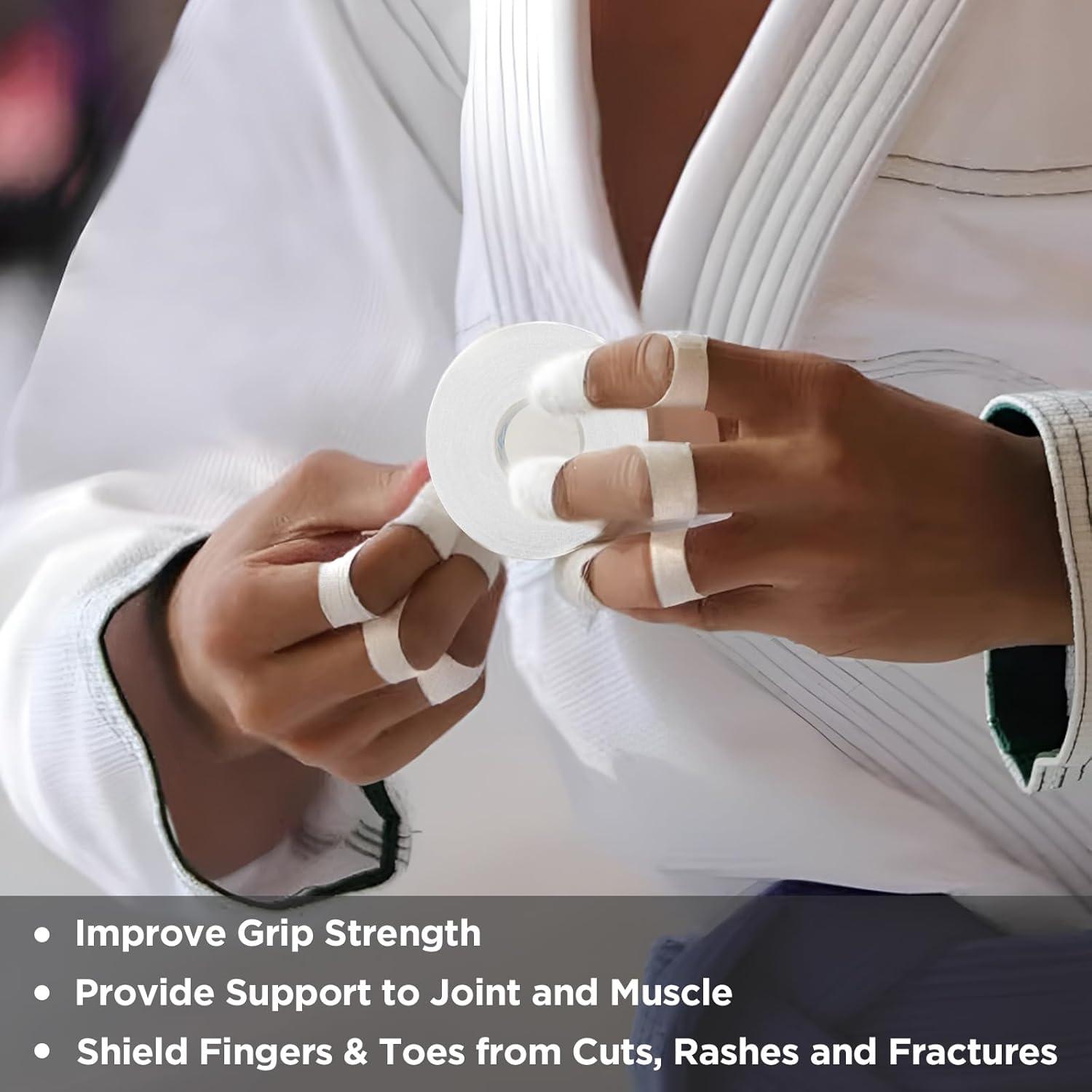 Cinta Atlética OK 8 Rollos 0.8 cm x 13.7 m para Dedos