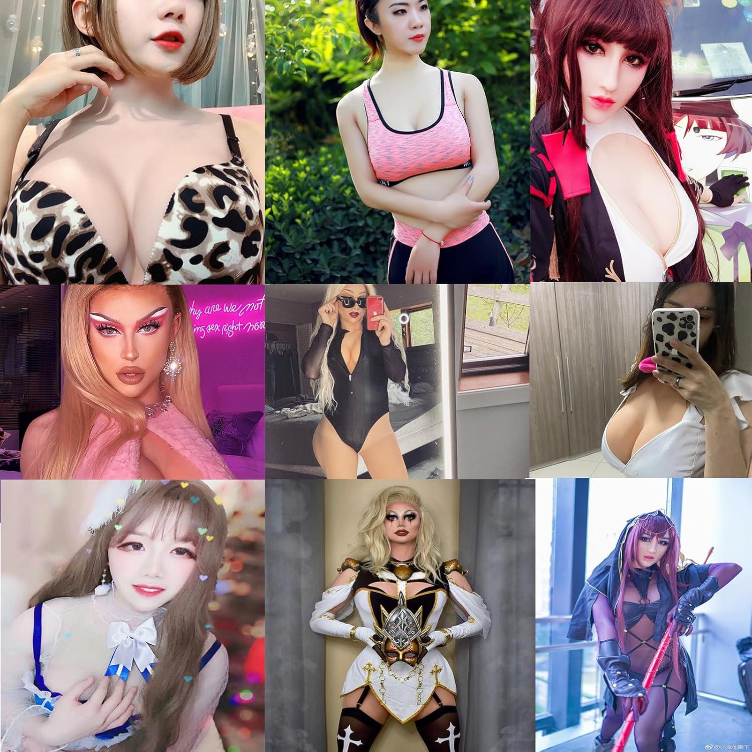 Traje de Cuerpo de Silicona E Cup Realista para Crossdressing