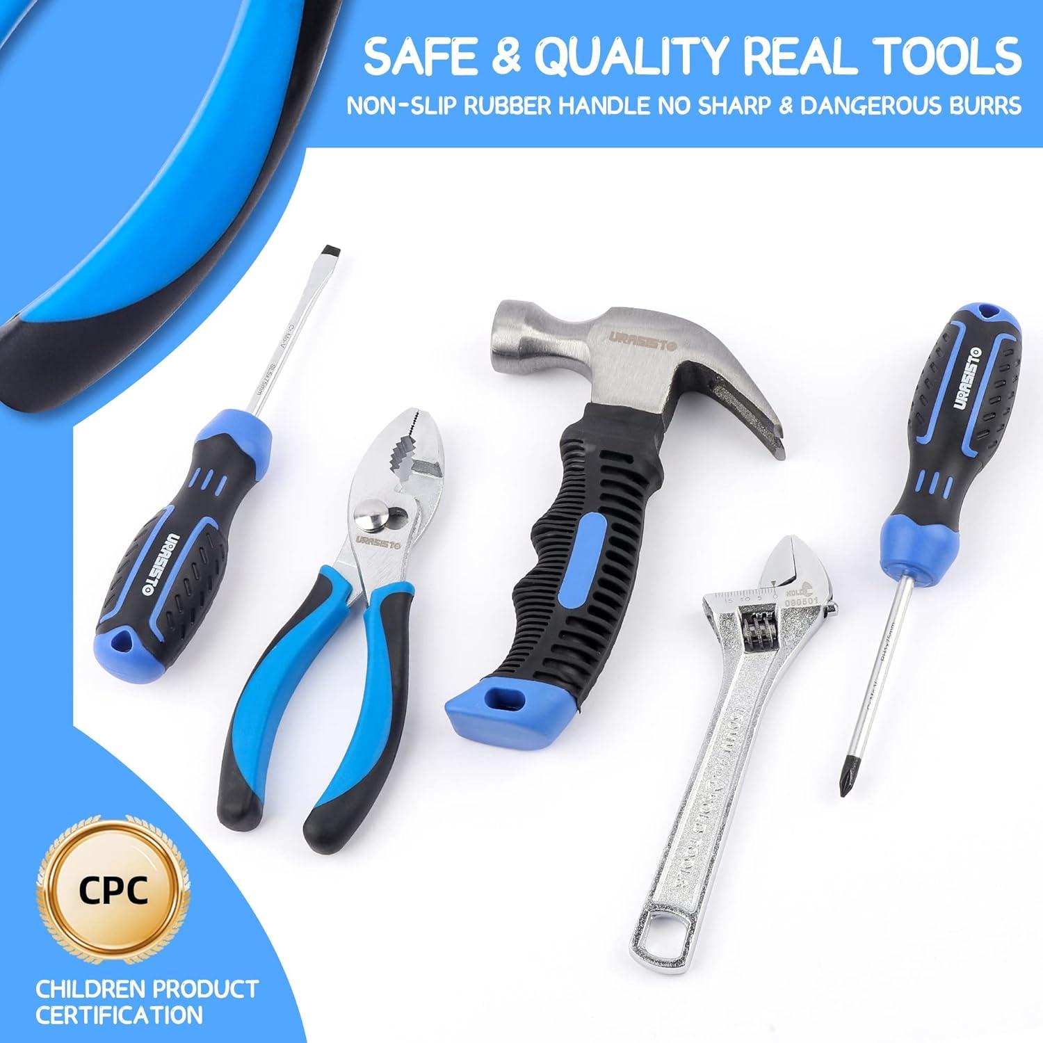 Juego de herramientas reales para niños URASISTO 12 piezas