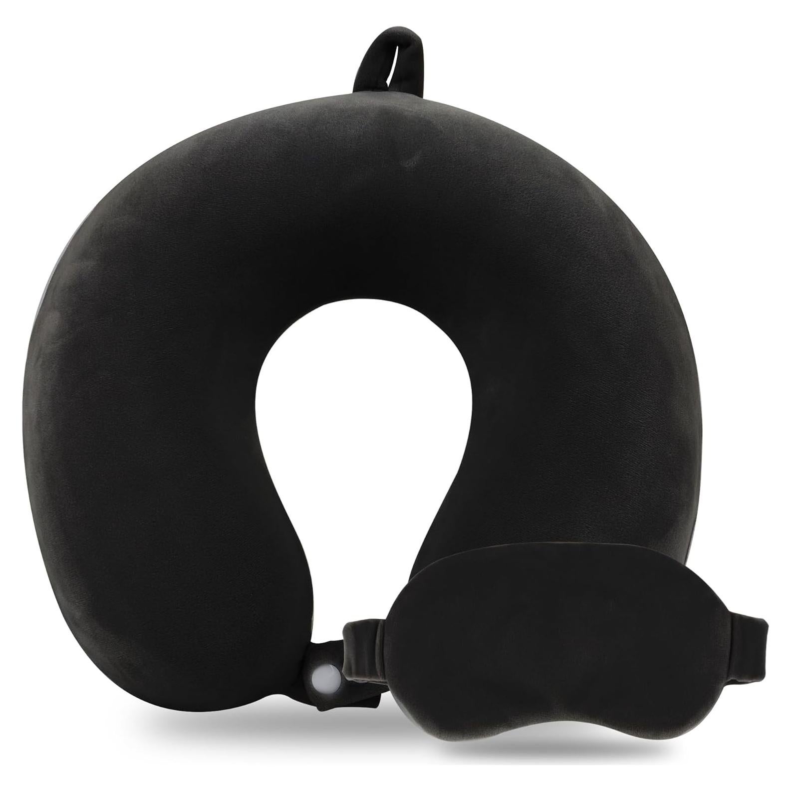 Juego de Almohadas de Viaje Sexysamba Espuma de Memoria Negro