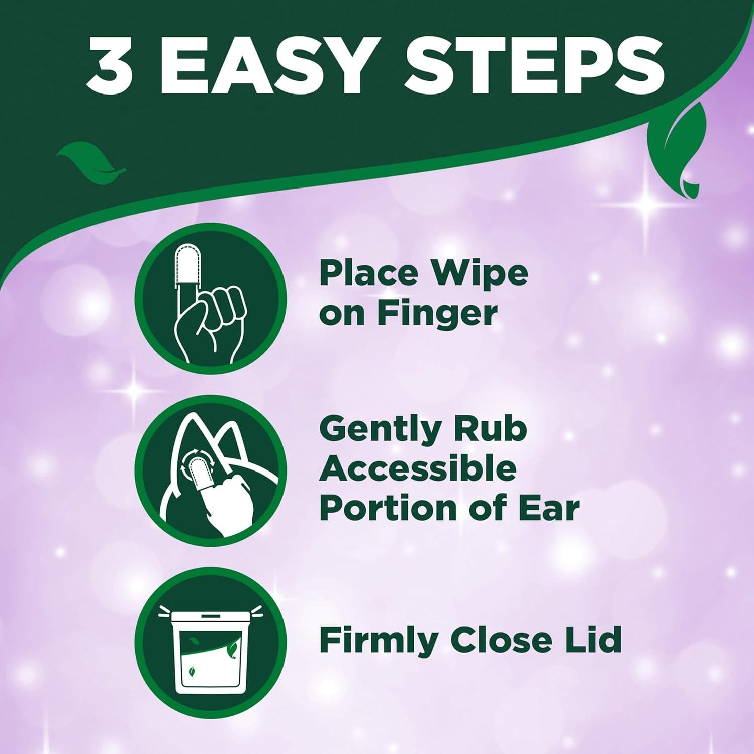 Toallitas Limpiadoras para Oídos Vet's Best - 50 Unidades