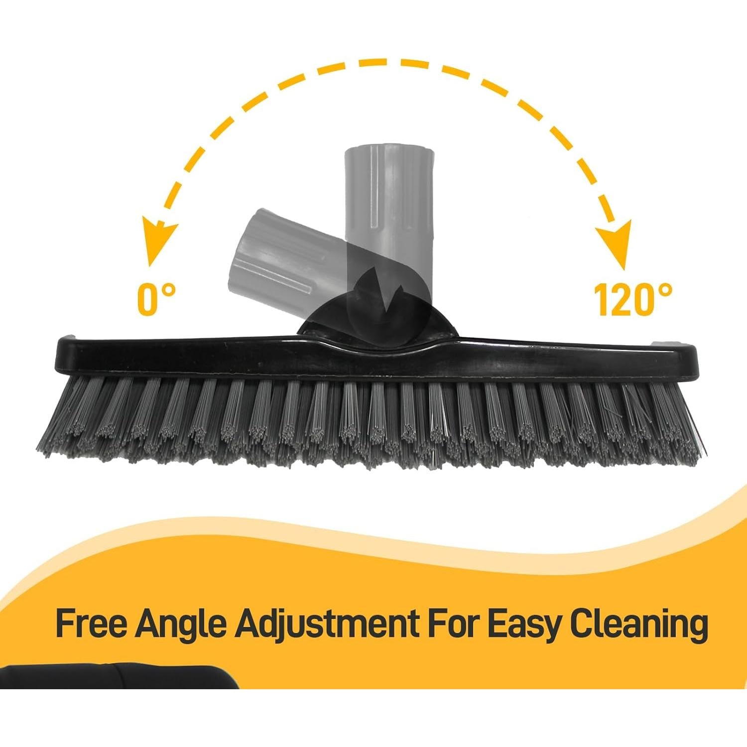 Cepillo de Lechada Rotatorio FRAXIR 137 cm Mango Ajustable