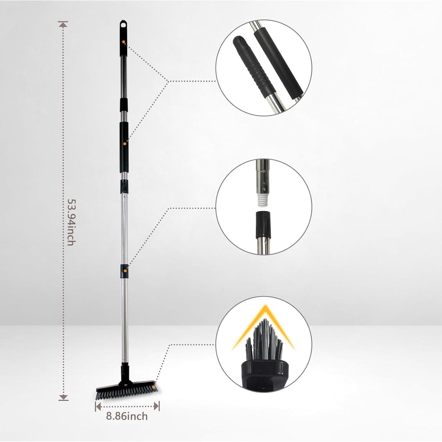 Cepillo de Lechada Rotatorio FRAXIR 137 cm Mango Ajustable