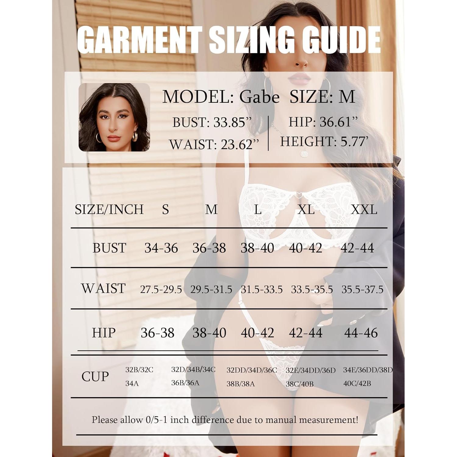 Conjunto Lencería Avidlove Sujetador y Panty Encaje Blanco