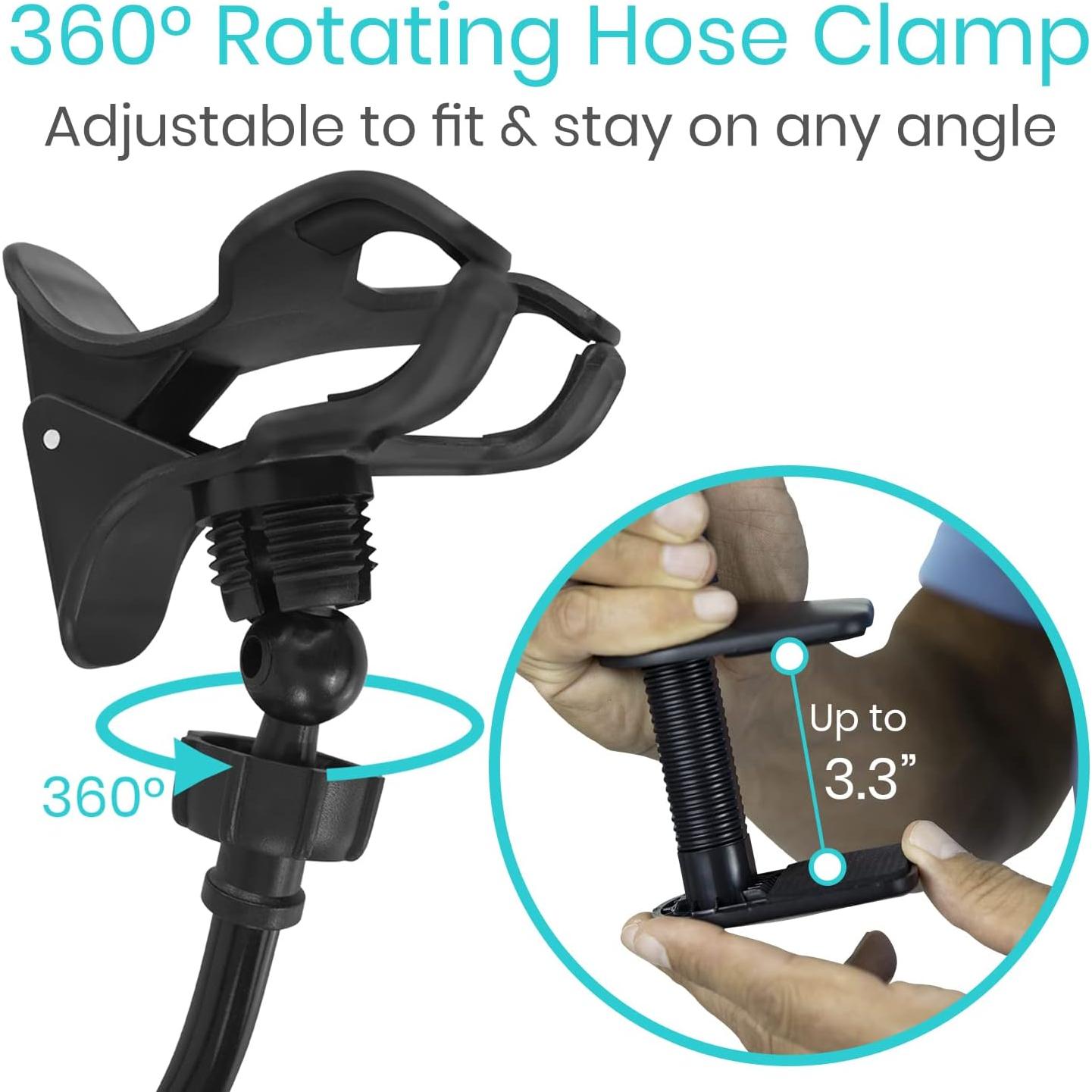 Soporte de Manguera CPAP Vive Ajustable - Abrazadera Antideslizante