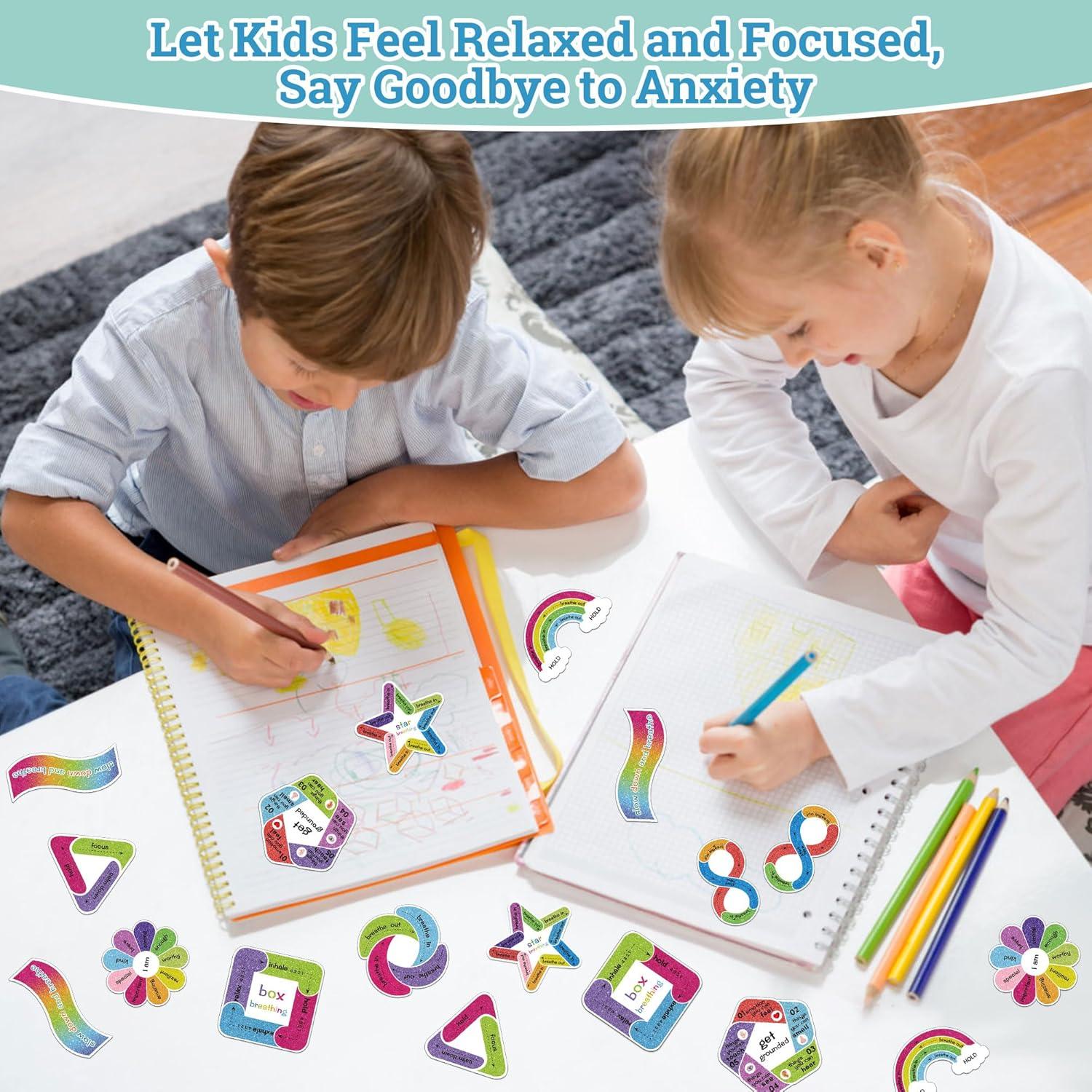 Calcomanías Sensoriales Calmantes Huimdery - 45 Piezas