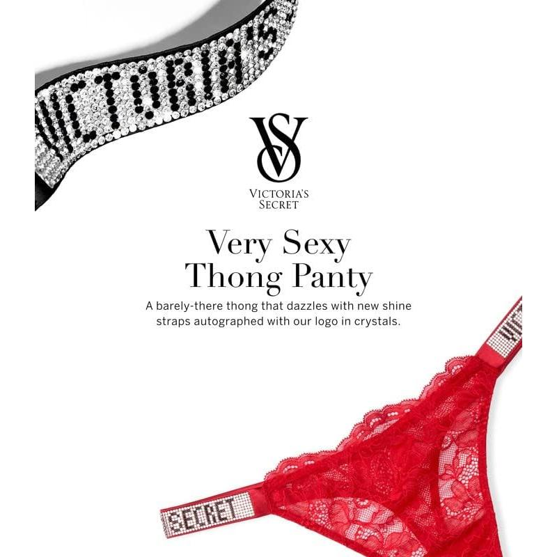 Tanga Brillante Muy Sexy Victoria's Secret Mujeres XS-XXL