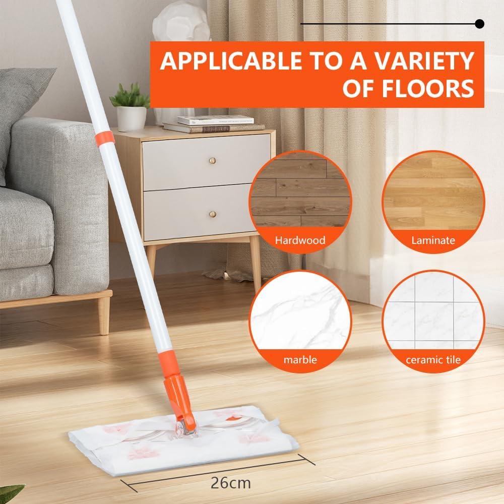 Mopa 4 en 1 Motaegolr 139.7 cm con almohadillas de microfibra