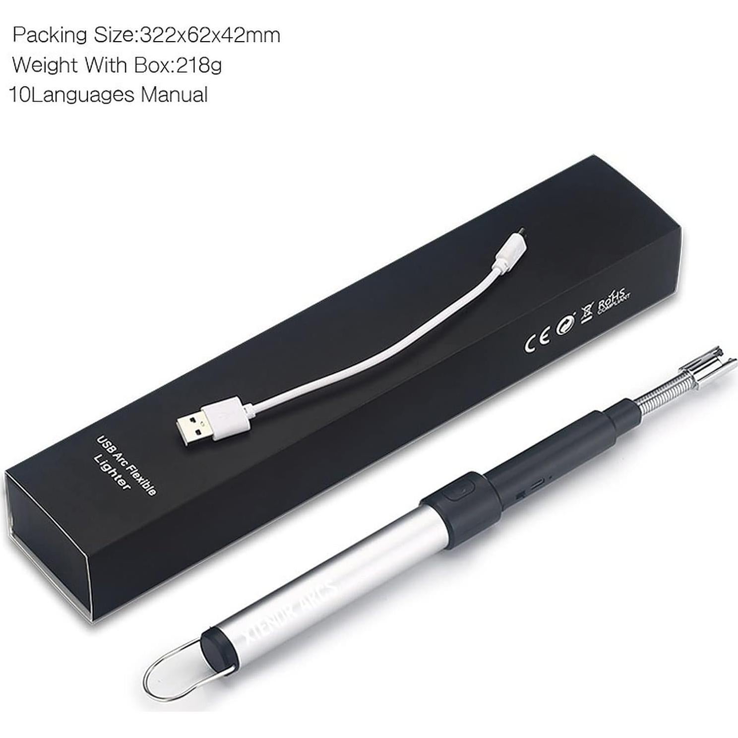 Encendedor Eléctrico Extensible XTENDR ARCS 78 cm Negro