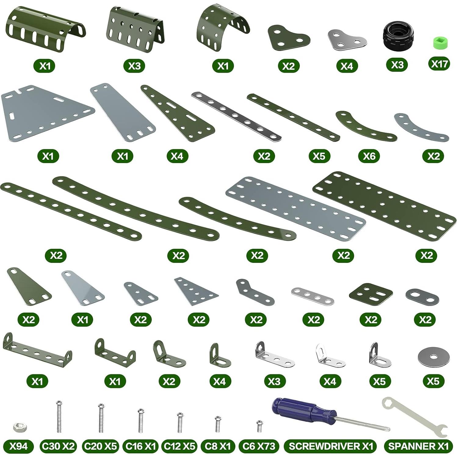 Juego de Construcción de Aviones Lucky Doug - STEM 8-12 Años