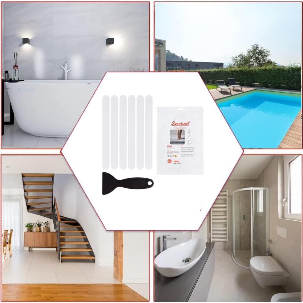 36 Pegatinas Antideslizantes Secopad para Bañera y Ducha