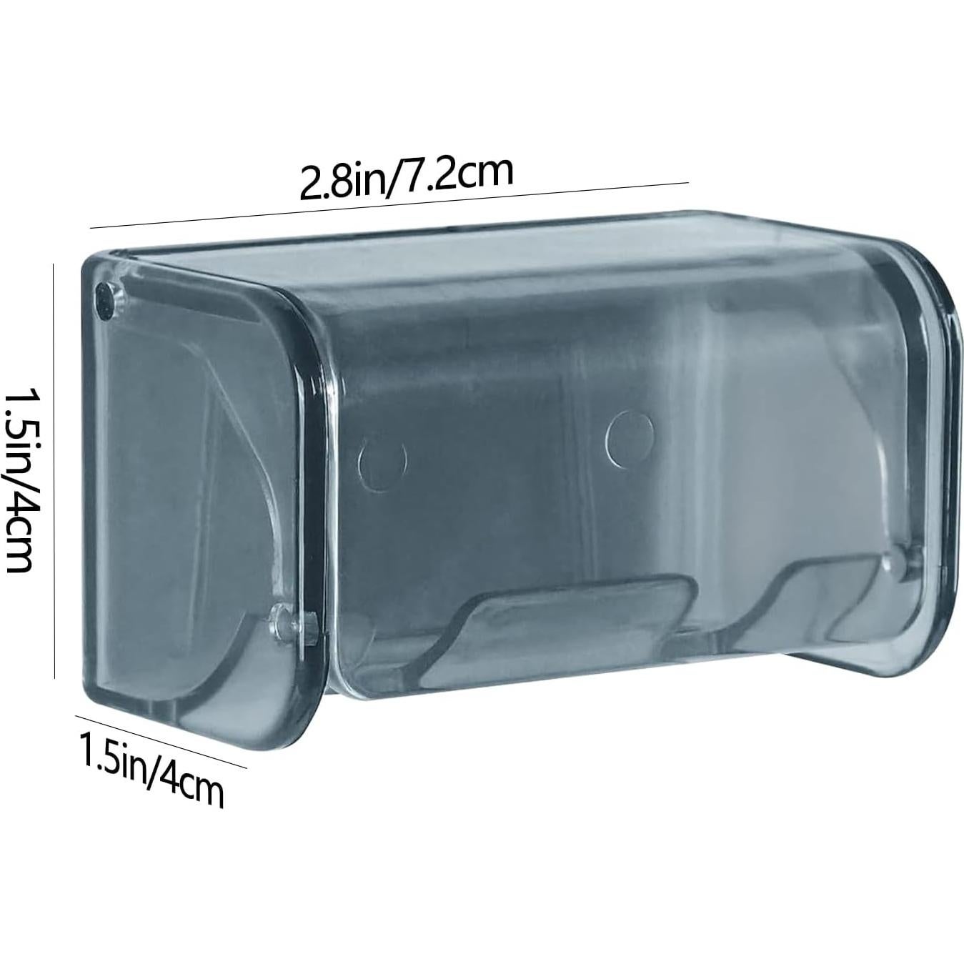 Soporte de Cepillo de Dientes Montado en Pared HLGOLDLUO 2 PCS