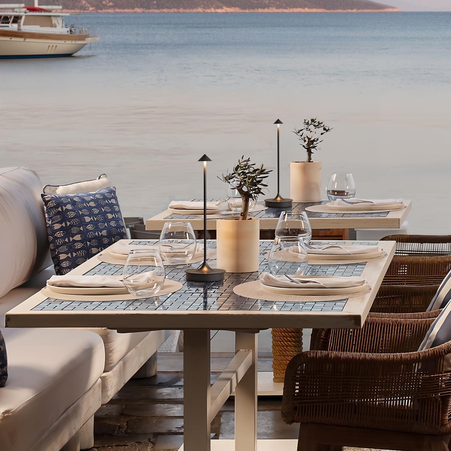 Lámpara de Mesa Inalámbrica LED BaiZhou 4000mAh Táctil Regulable