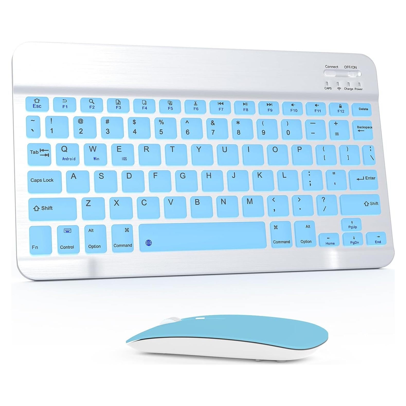 Teclado Bluetooth Inalámbrico Aolemoa Ultra Delgado QWERTY