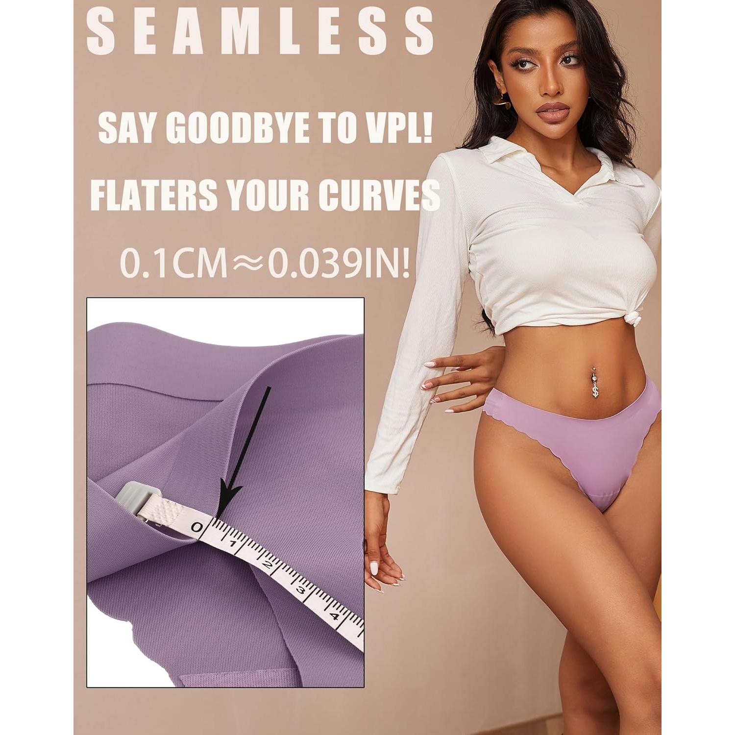 FINETOO 6 Tangas Sin Costuras para Mujeres S-XL - Sexy y Cómodas