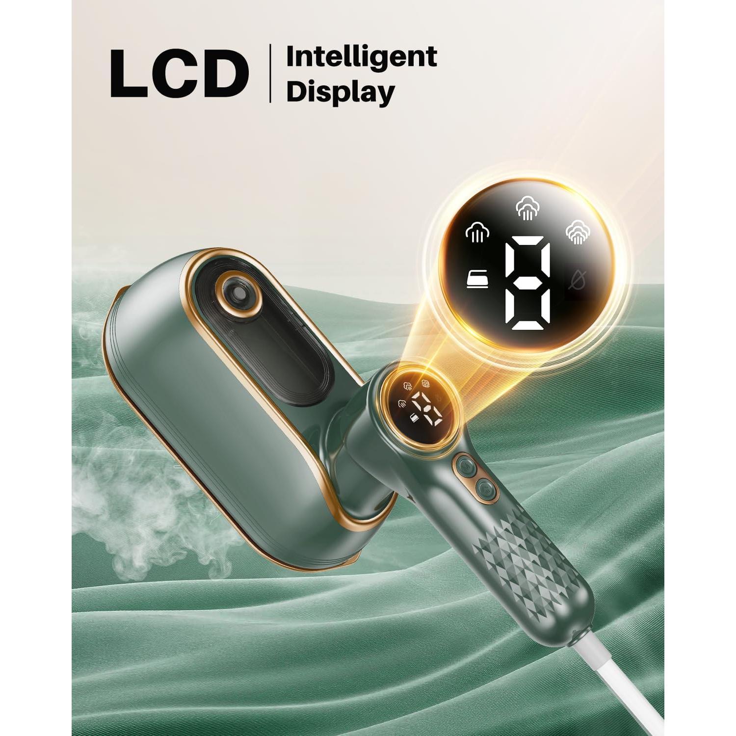 Plancha de Vapor Portátil eue DS-700 1200W Verde 2 en 1