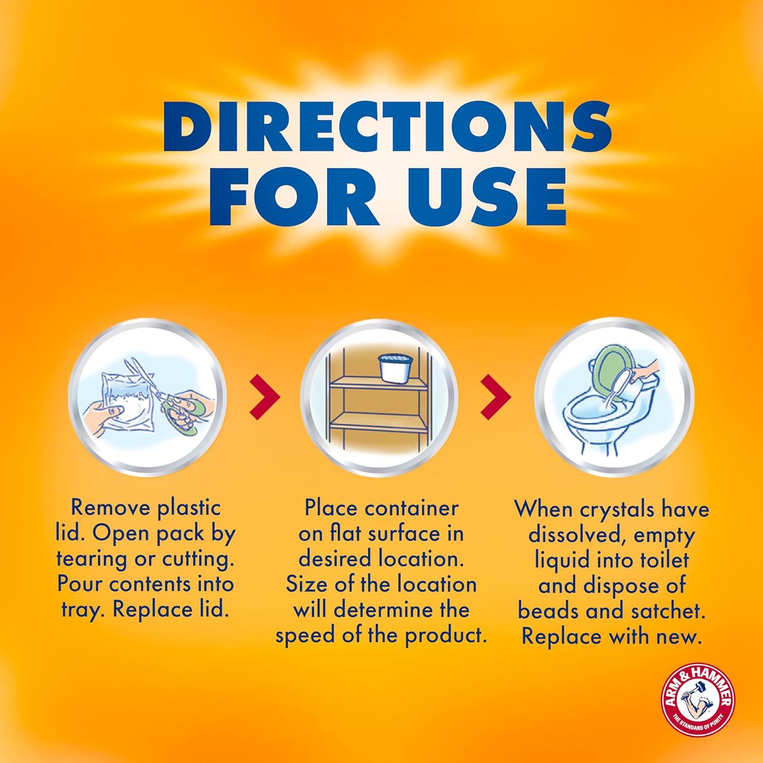 Arm & Hammer Absorbente de Humedad y Eliminador de Olores 3x396g