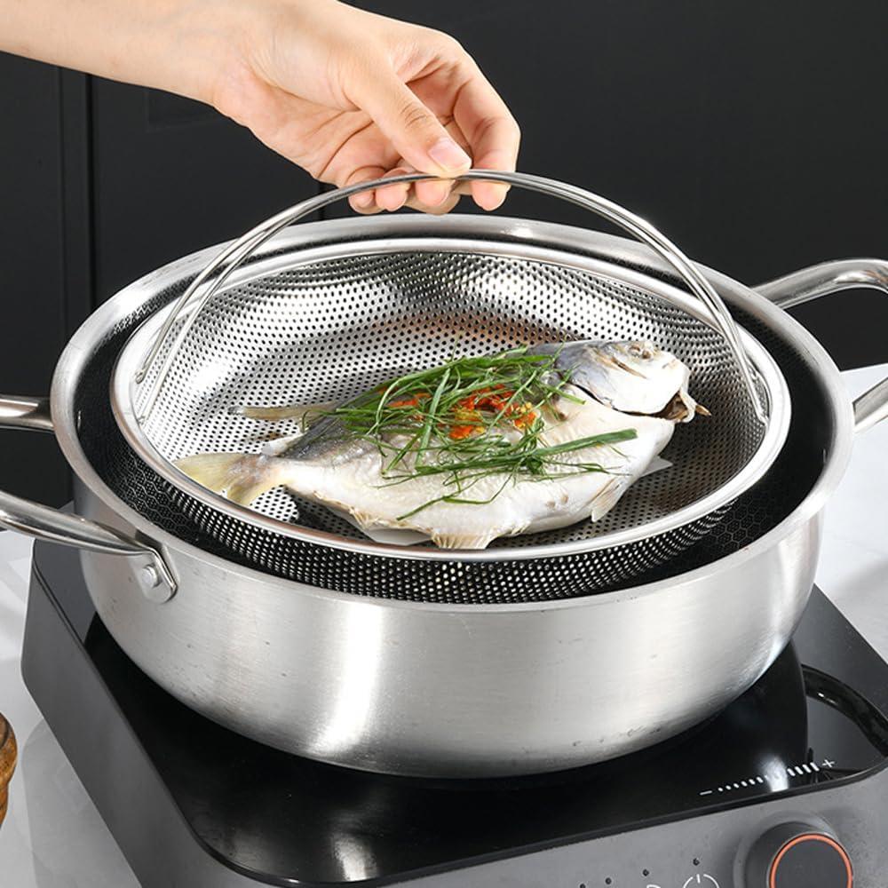 Cesta de Vapor Acero Inoxidable MuSgeIR 25.4 cm 2 Piezas