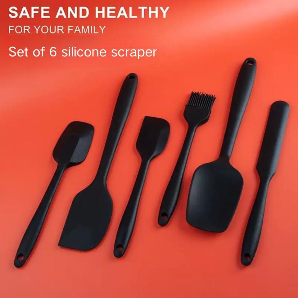 Juego de Espátulas de Silicona LAVORNICA - 6 Piezas Antiadherente