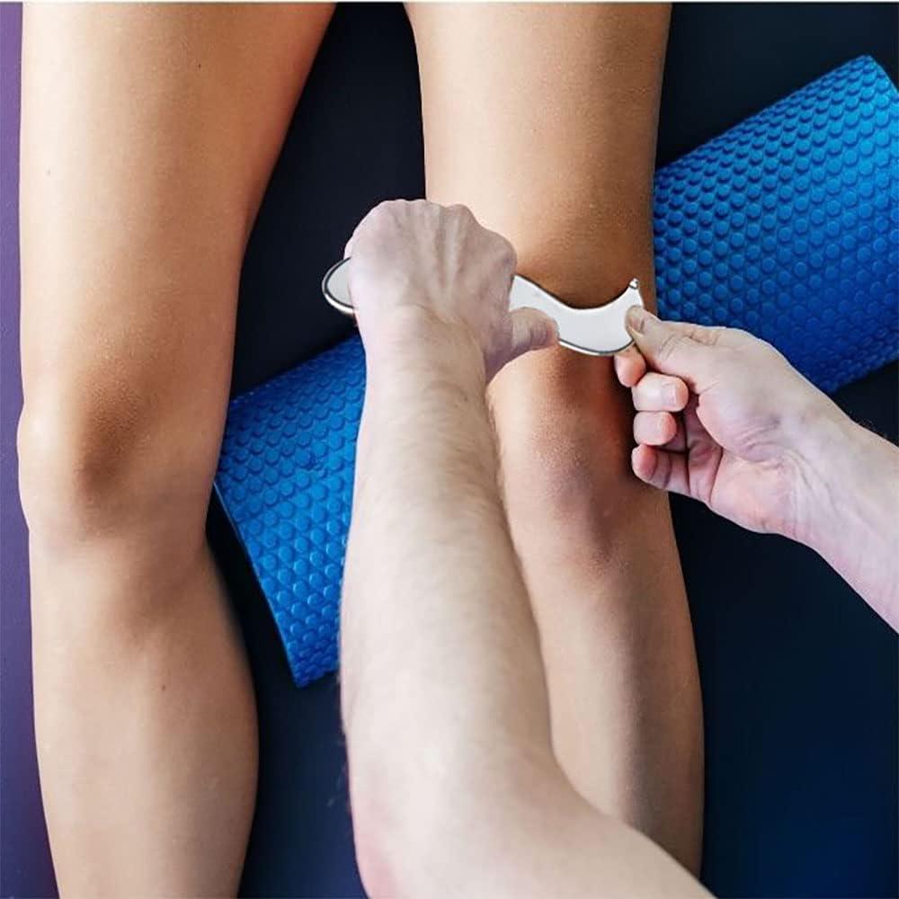Herramienta Gua Sha Wuyaoyao Acero Inoxidable 9.91 cm