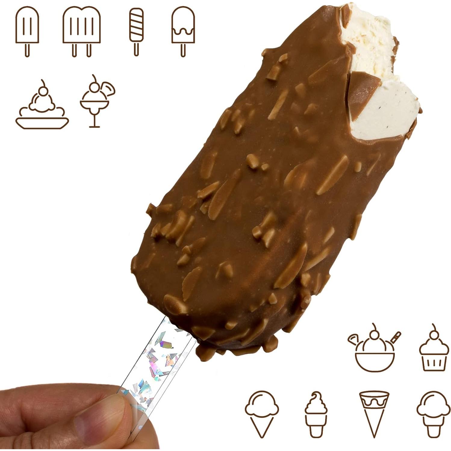 30 Palitos de Acrílico Reutilizables Romooa 11.43 cm Colorido