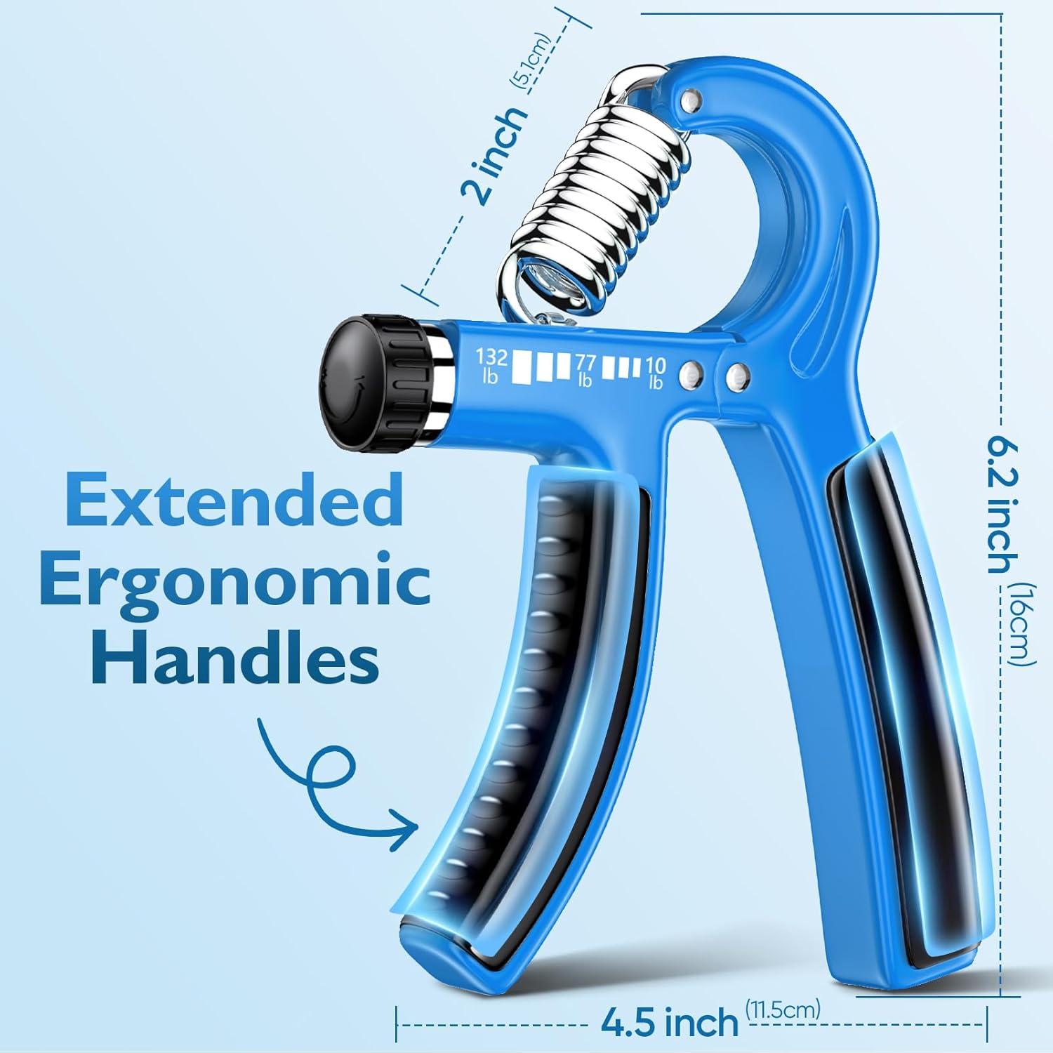 Fortalecedor de Agarre FitBeast Ajustable 4,54-59,87 kg