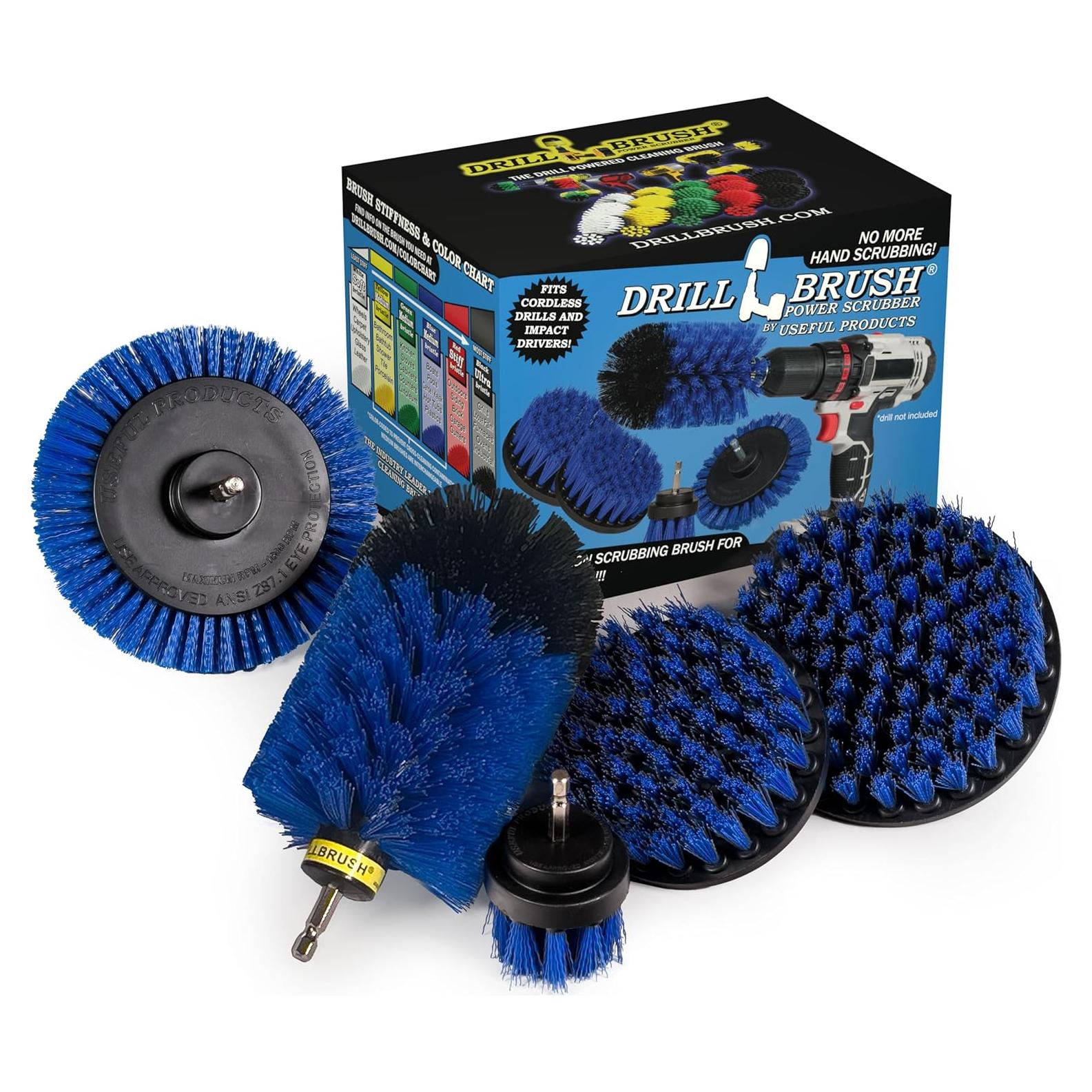 Kit de Cepillos Limpiadores para Taladro Drillbrush - 5 Piezas