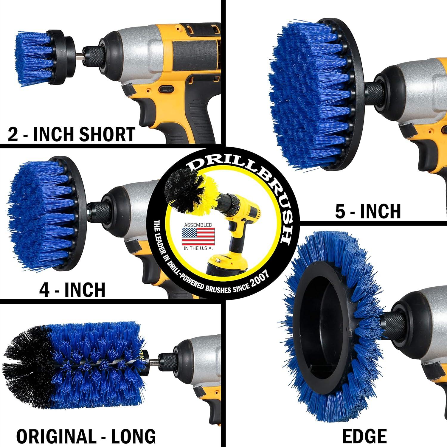 Kit de Cepillos Limpiadores para Taladro Drillbrush - 5 Piezas