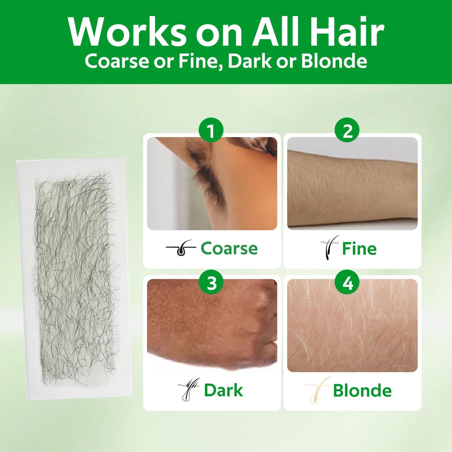 Cintas de Cera Depilatorias Waxfans - 60 Unidades Hipoalergénicas