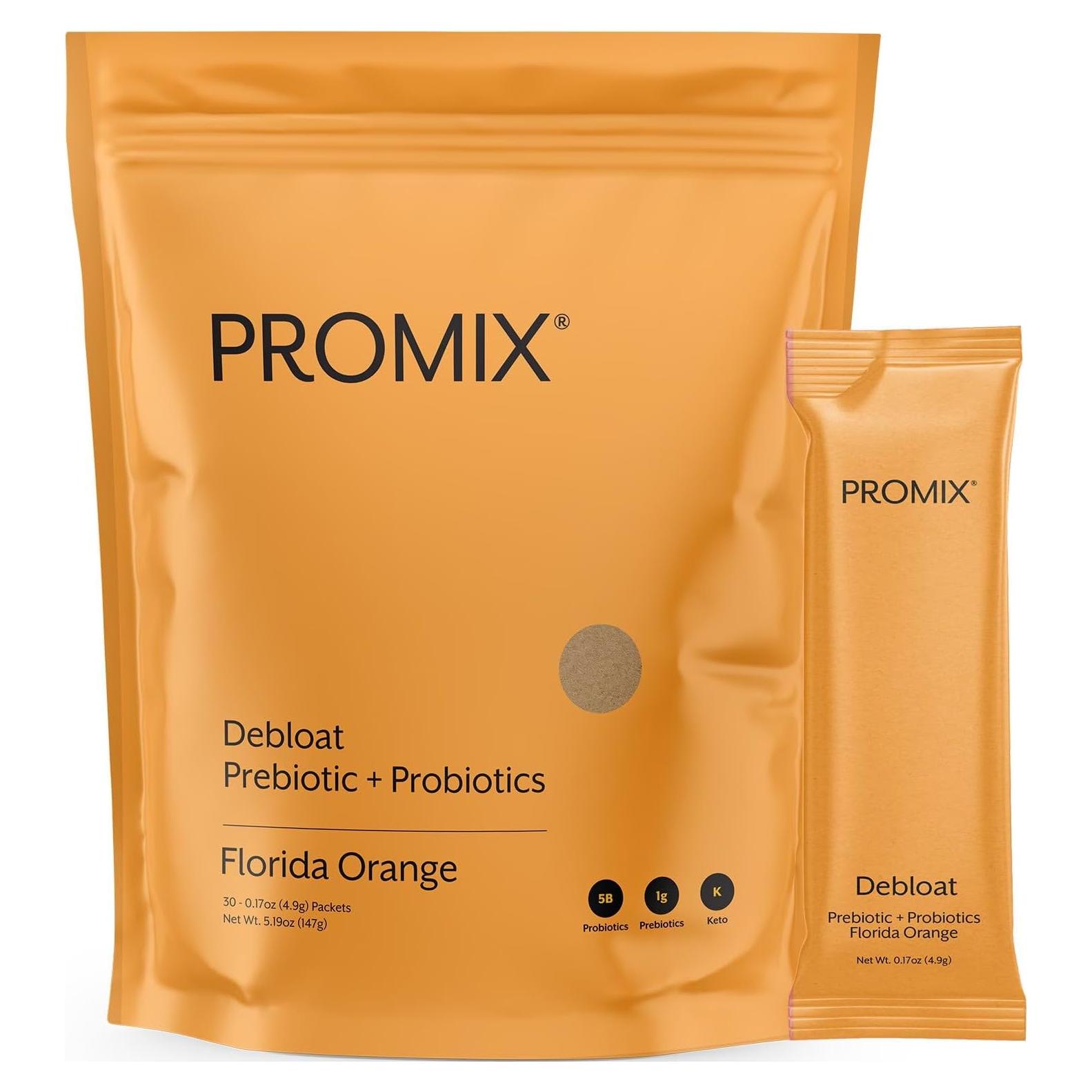 Suplemento Prebiótico y Probiótico ProMix Naranja 30 Porciones