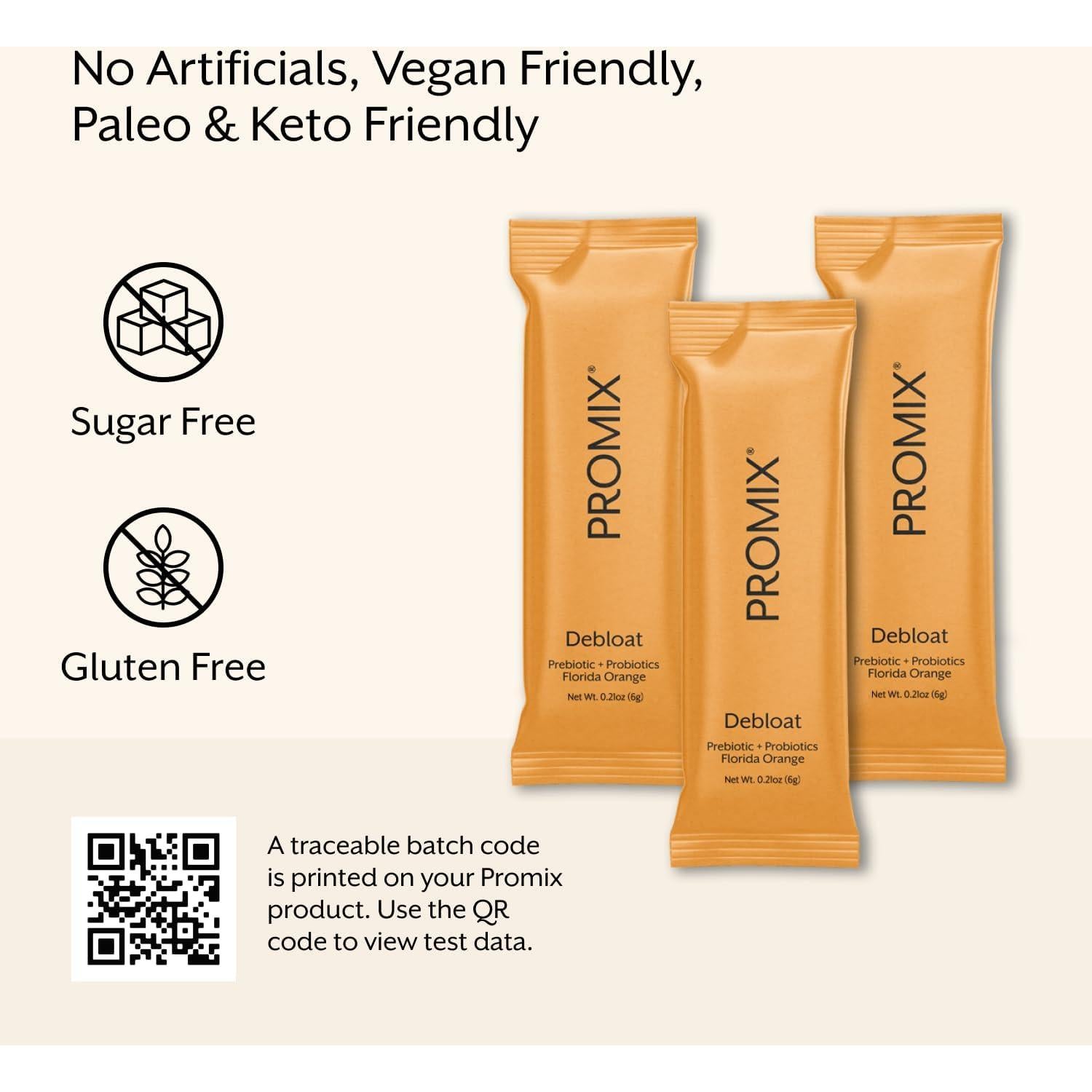 Suplemento Prebiótico y Probiótico ProMix Naranja 30 Porciones