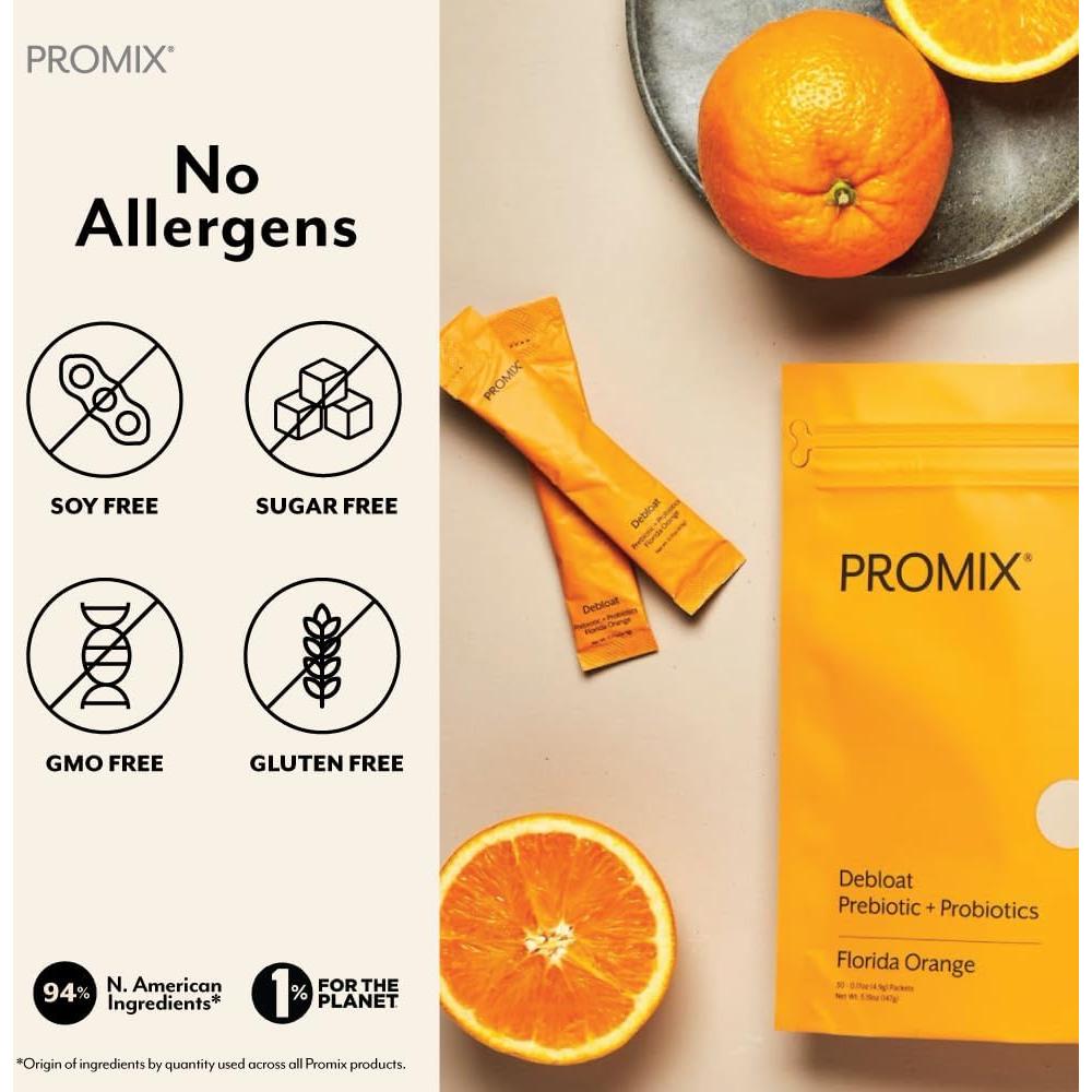 Suplemento Prebiótico y Probiótico ProMix Naranja 30 Porciones