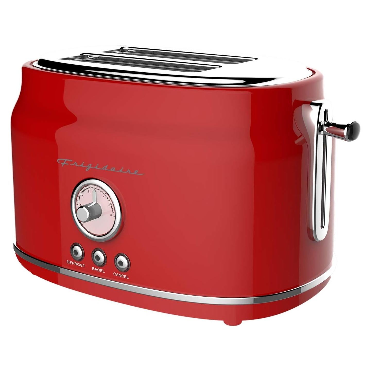 Tostadora Retro CHEF CULINARIO 2 Rebanadas 900W Rojo