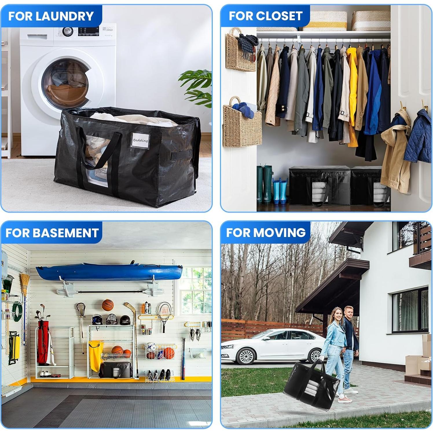 Bolsas de Mudanza TAILI Extra Grandes 10 Piezas 100L