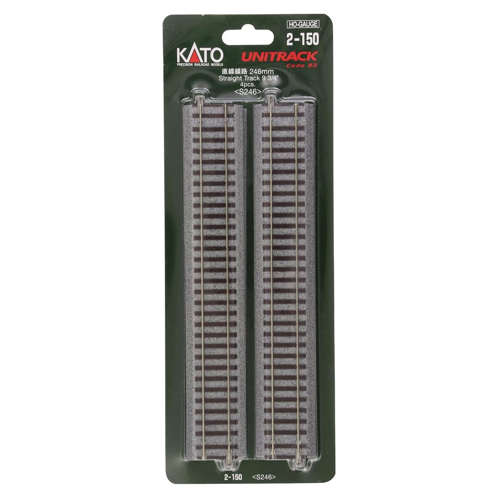 Pista Recta Kato 2-150 24,77 cm para trenes HO