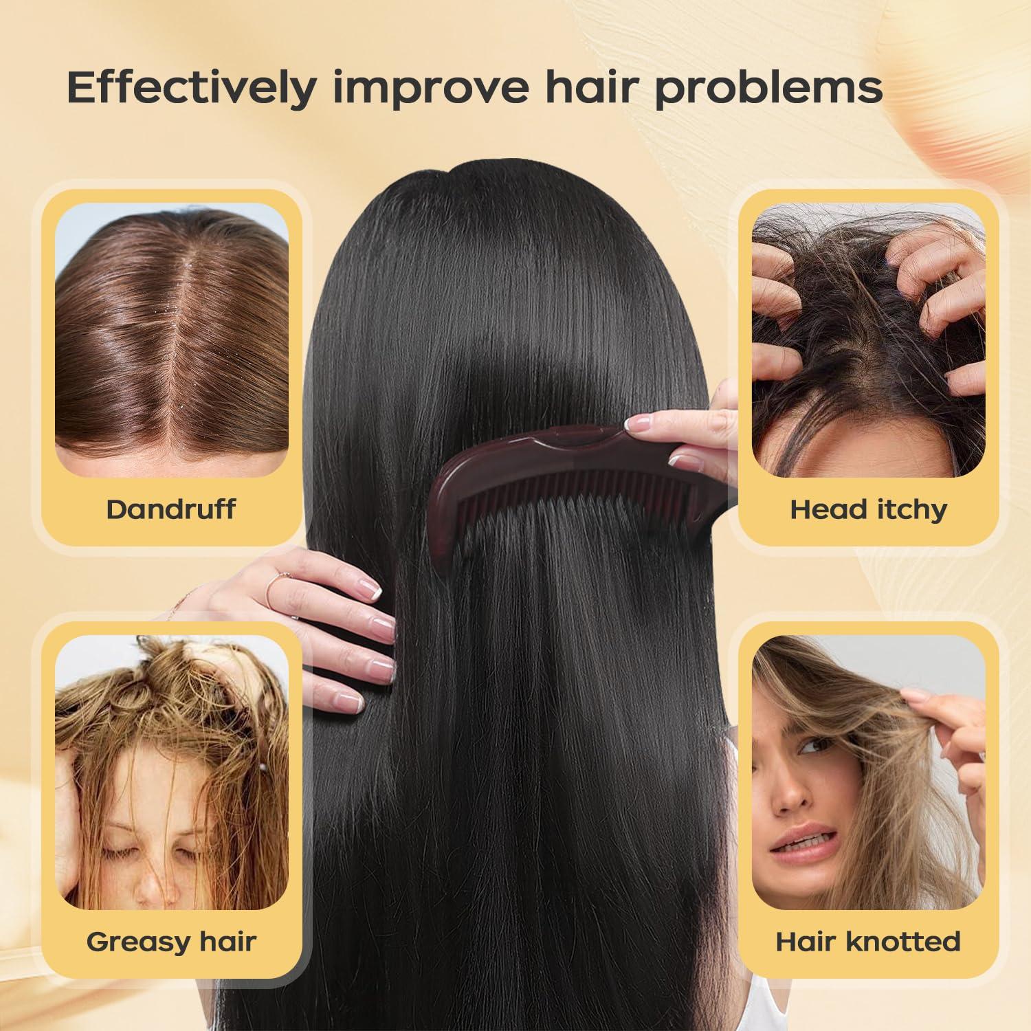 Peine Anticaspa AMZWISH con Mango de Masaje 22.86 cm