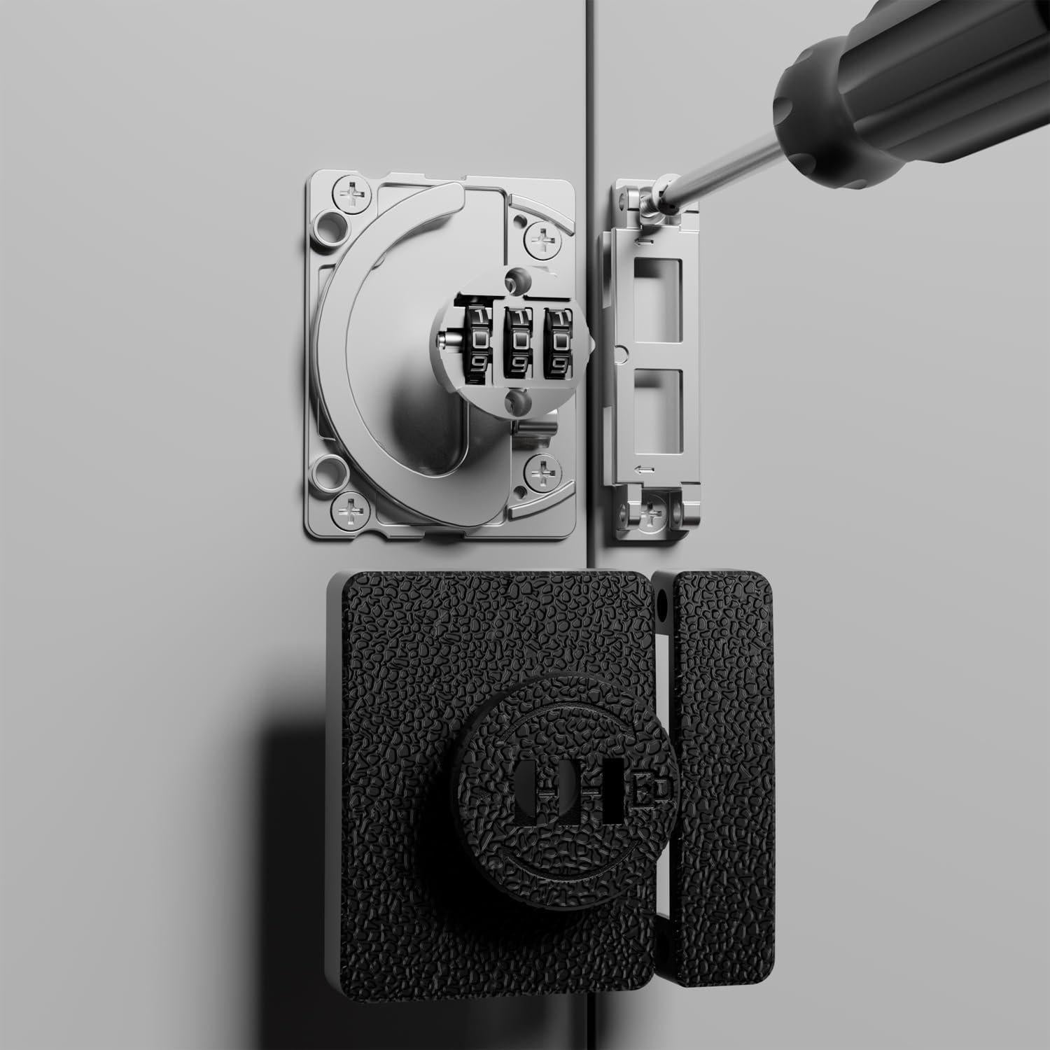 Cerradura de Gabinete ETEKJOY Sin Llave 3 Dígitos 90 Grados