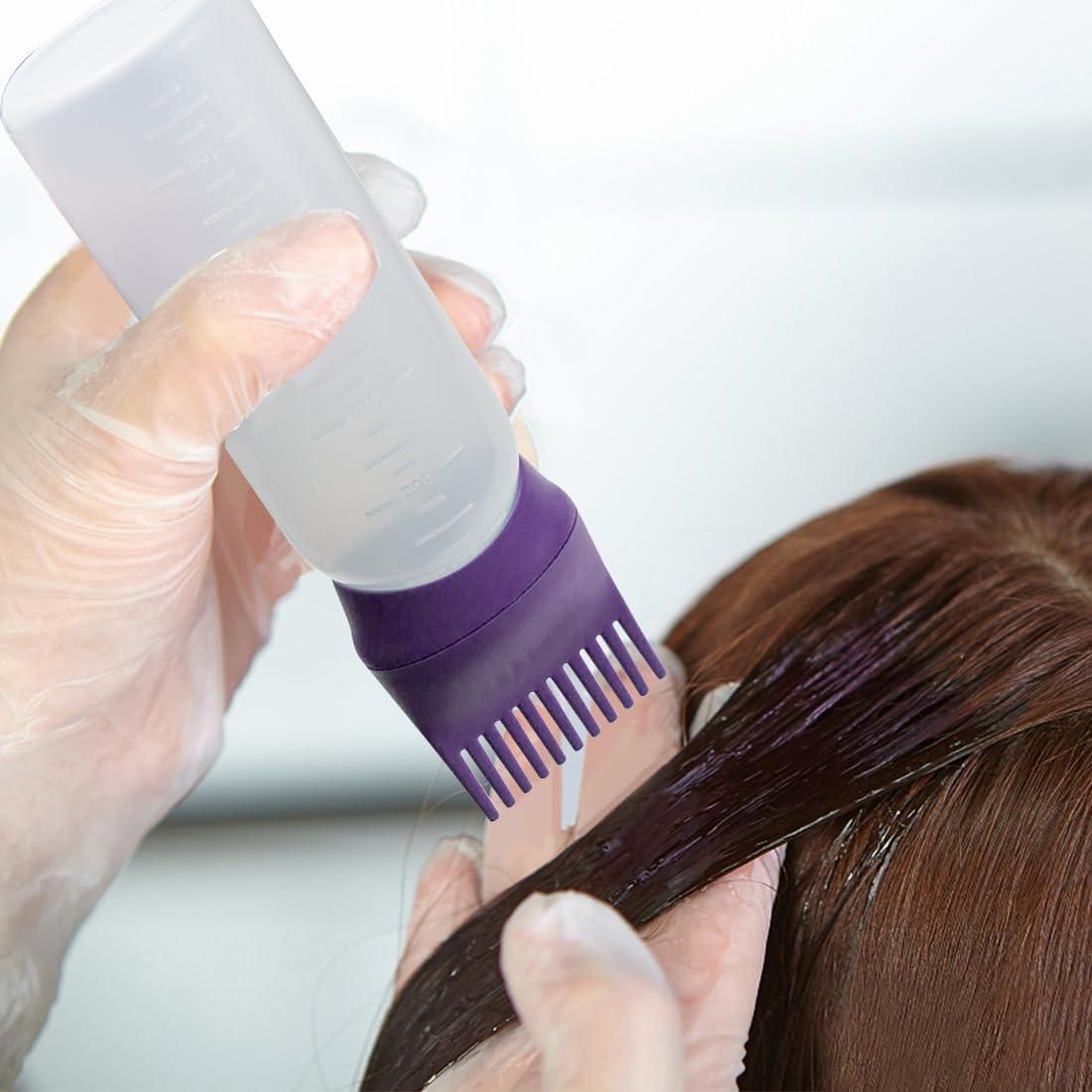 Botella Aplicadora de Peine ELANE 4 Pcs 6.7 cm para Cabello