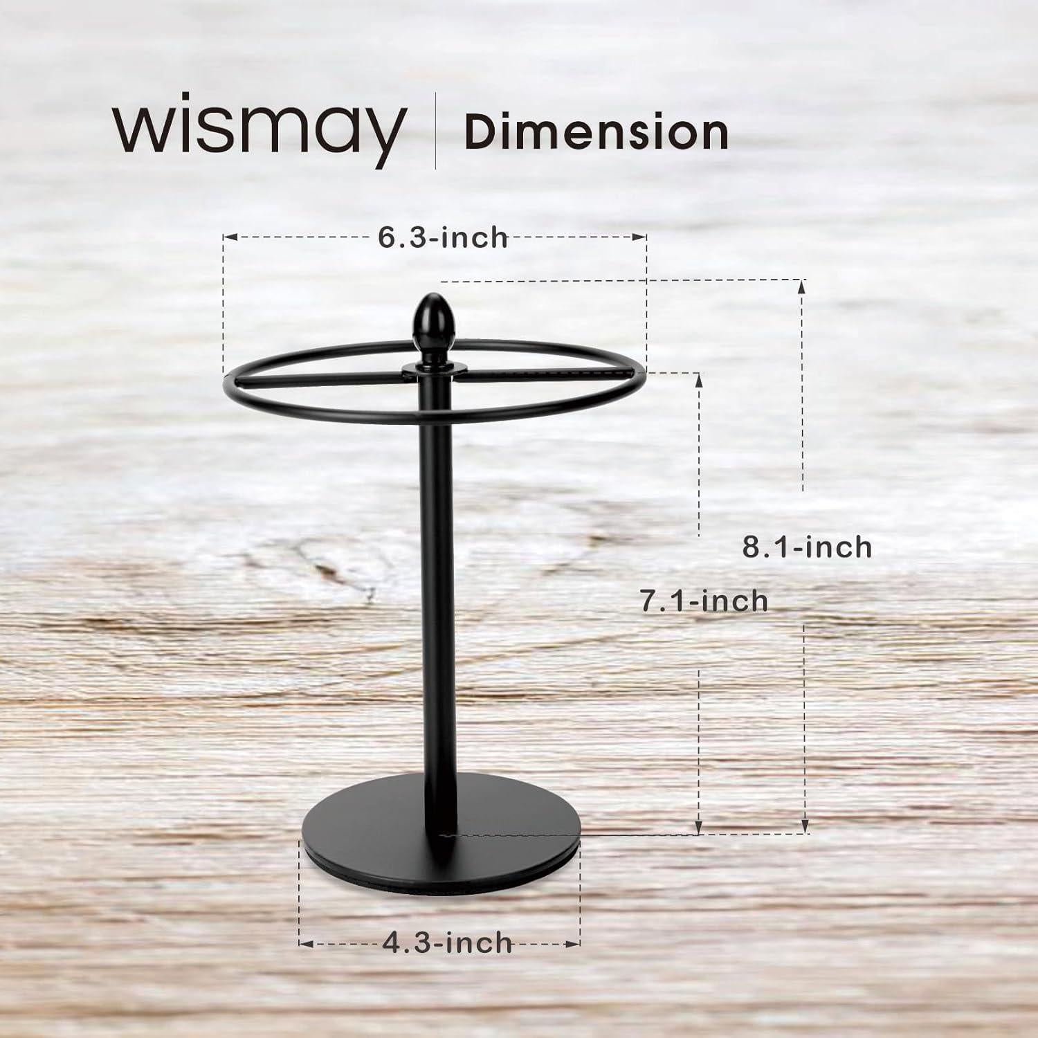 Soporte para Gafas de Sol Wismay, Acero Inoxidable, 12 Pares, Negro