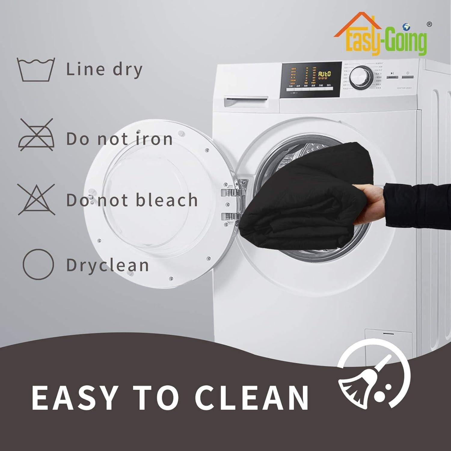 Funda de Silla Easy-Going Impermeable Negra 64.77 cm