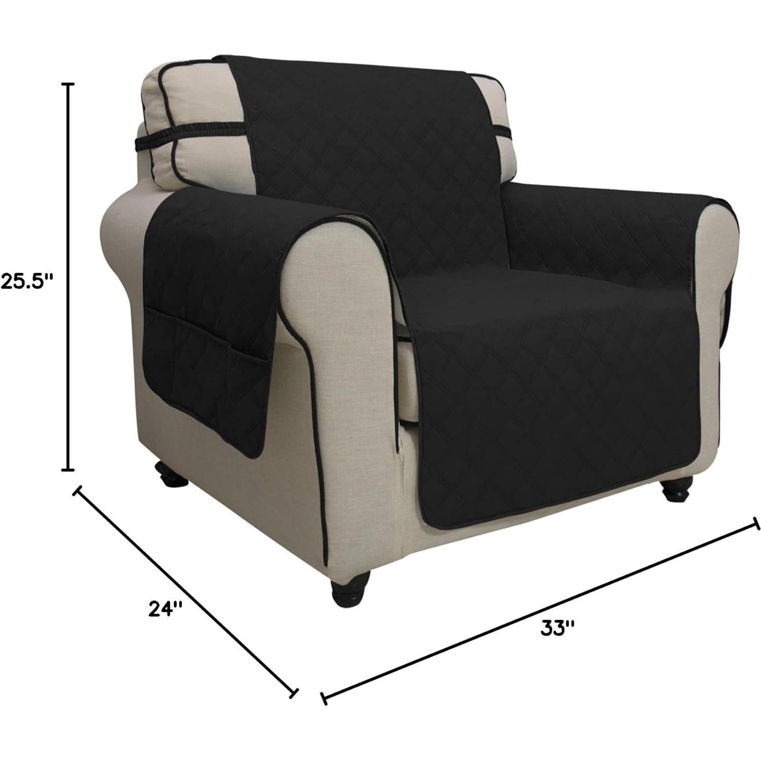 Funda de Silla Easy-Going Impermeable Negra 64.77 cm