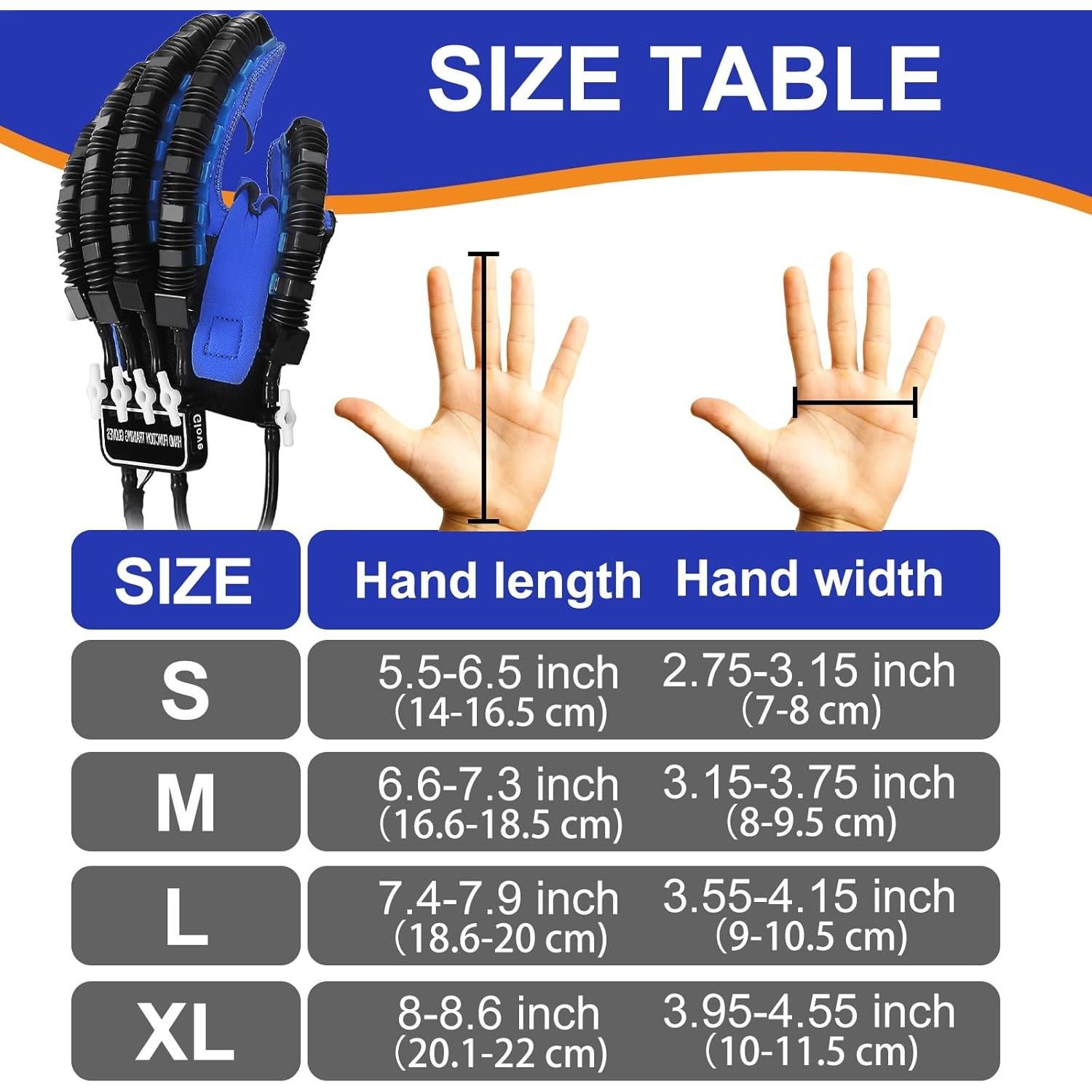 Guante Robótico Rehabilitación Veanvoky Mano Derecha L