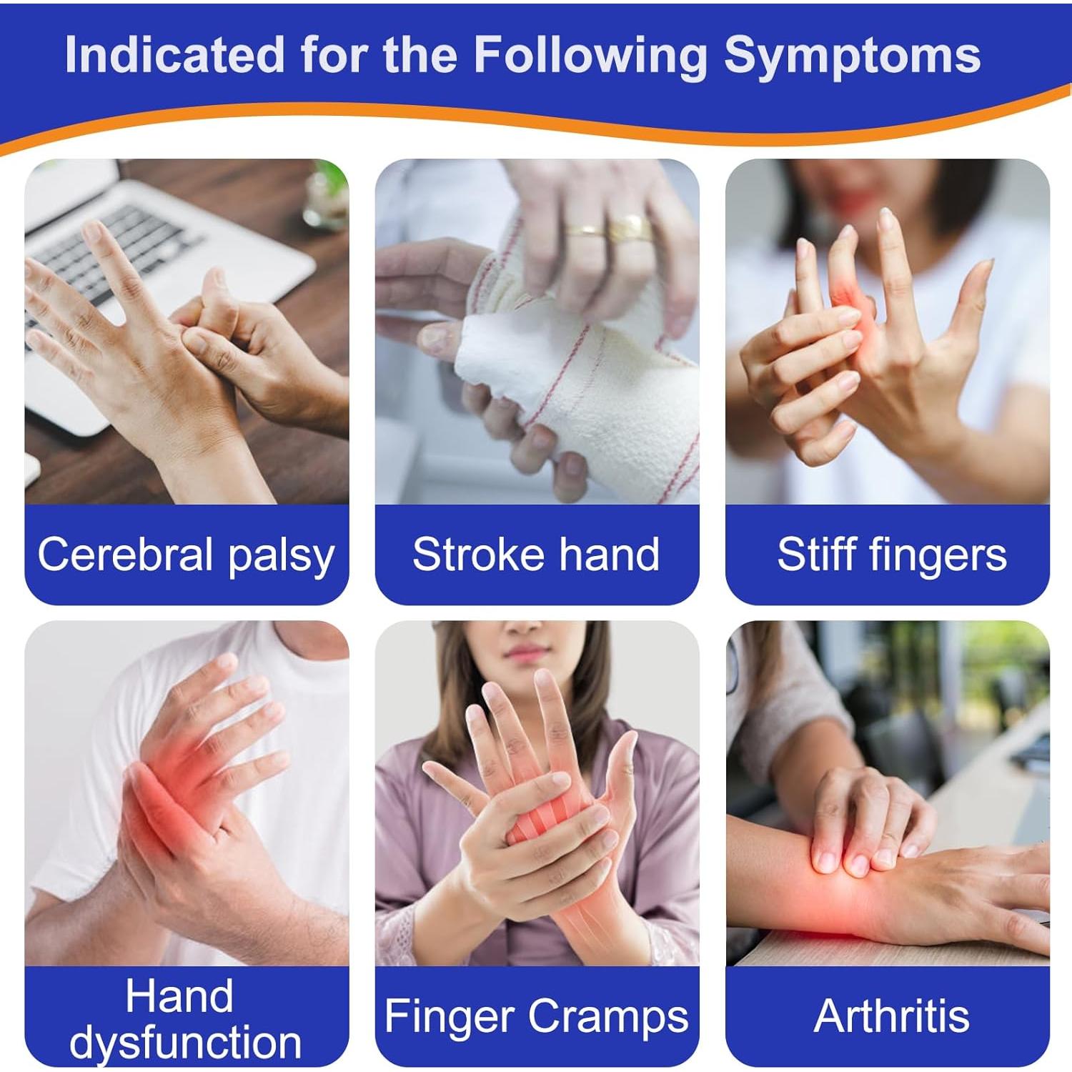 Guante Robótico Rehabilitación Veanvoky Mano Derecha L