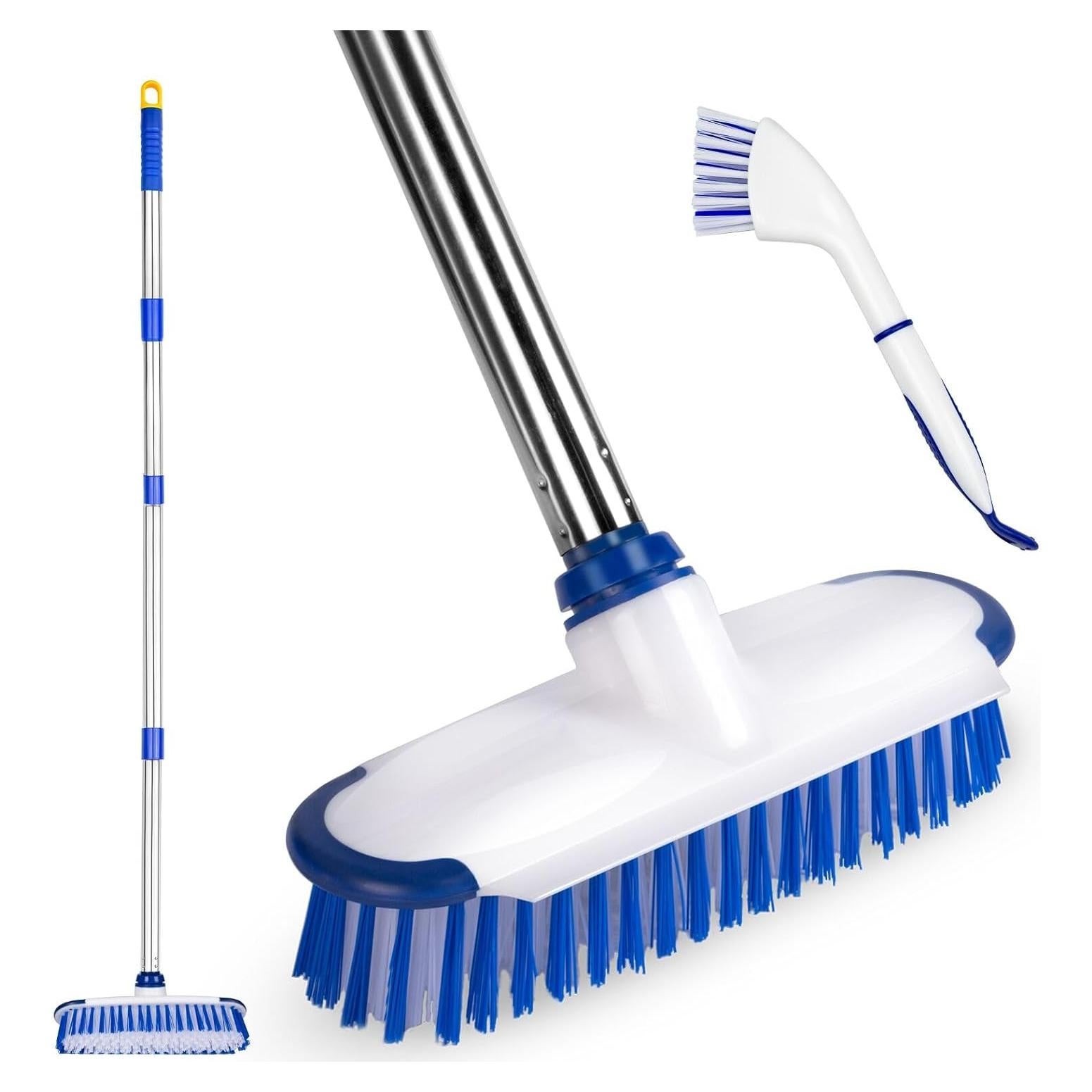Cepillo de Fregado ITTAHO 2 en 1 con Mango Ajustable
