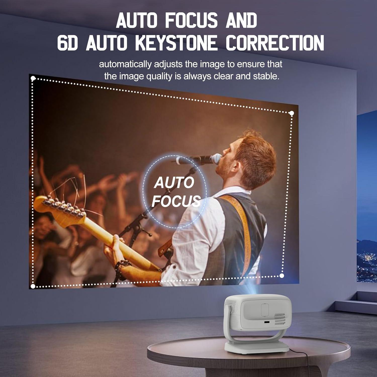 Proyector MIGOUFIT A8 1080P 600 ANSI WiFi 5G Bluetooth