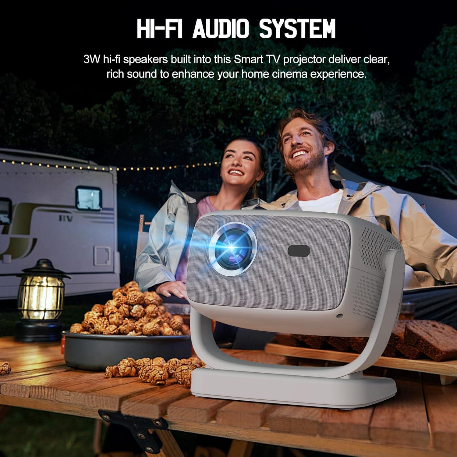 Proyector MIGOUFIT A8 1080P 600 ANSI WiFi 5G Bluetooth